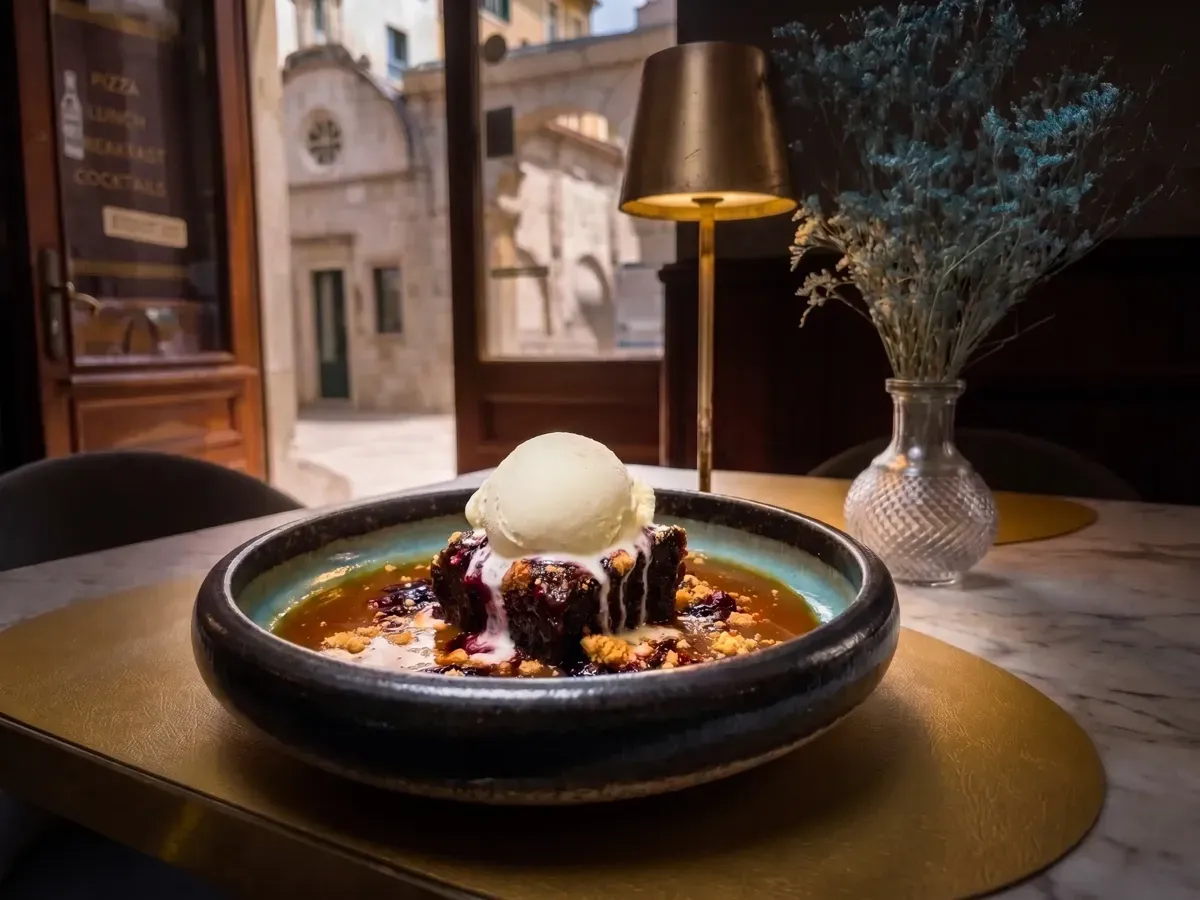 Signature Date Cake on Peristil Square, Café & Restaurant Lvxor Split