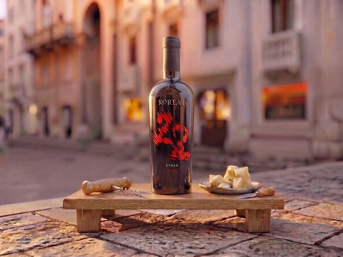 Korlat Syrah, 0.75 l bottle on Peristil Square, Café & Restaurant Lvxor Split