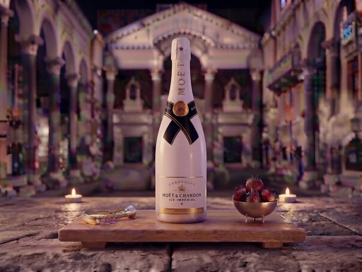 Moët & Chandon Ice Impérial, 0.75 l bottle on Peristil Square, Café & Restaurant Lvxor Split
